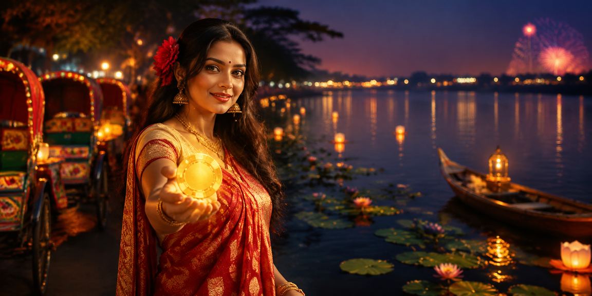 ঢাকায় পহেলা বৈশাখ ক্যাসিনো বোনাস অফার উপভোগরত দর্শক